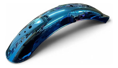 Guardabarro Trasero Cg Tornasolado Reforzado Azul Violeta