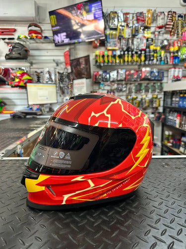 Casco De Niño  Rojo  Flash  Dc Comics Original – foto 3