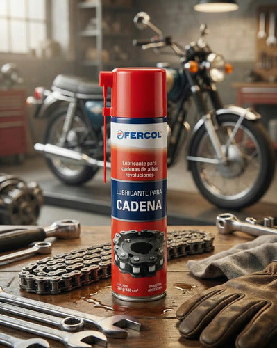 Lubricante Para Cadena De Moto Fercol 440cm3
