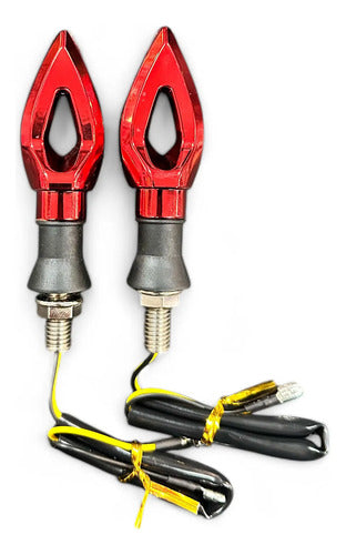 Señalero Led Lagrima Rojo Setx2 Universal – foto 4