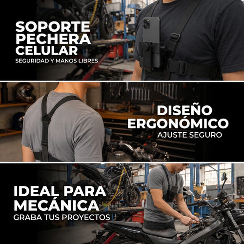 Soporte Para Teléfono En Pecho Varias Marcas Tamaños – foto 8