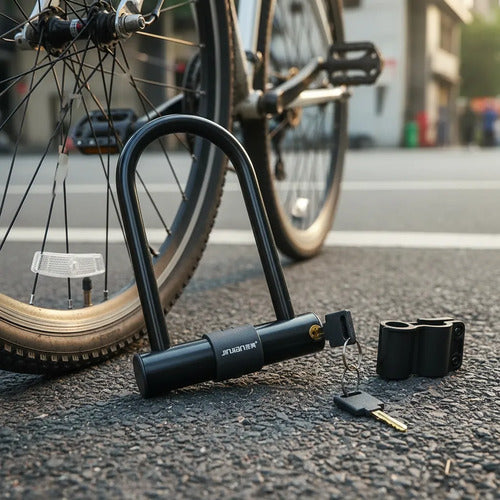 Candado En U Moto Bici + 2 Llaves – foto 3