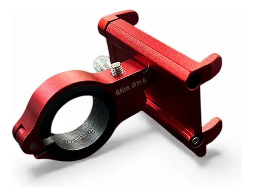 Soporte Celular Universal Ghub Alumino Rojo/plateado/negro – foto 3