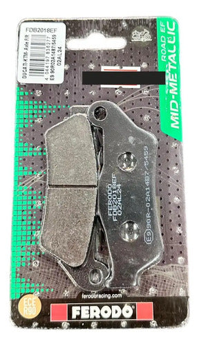 Pastillas De Freno Para Pulsar Ns 125/200 Yhama Fz Delantera