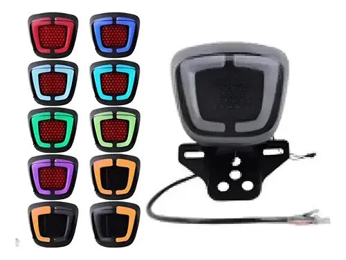 Farol Trasero Led Universal Con Efectos Y 8 Colores Cg – foto 6