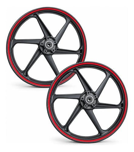 Llantas Para Zanella Sapucai Full 125 200 Set X2