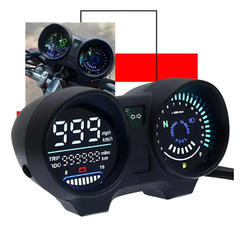 Tablero Digital RPM para Honda CG Titan 150 / Fan 150 (2004 a 2008)
