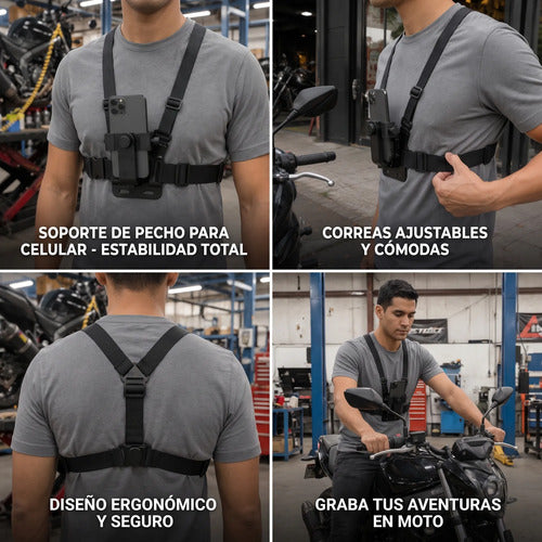 Soporte Para Teléfono En Pecho Varias Marcas Tamaños – foto 6