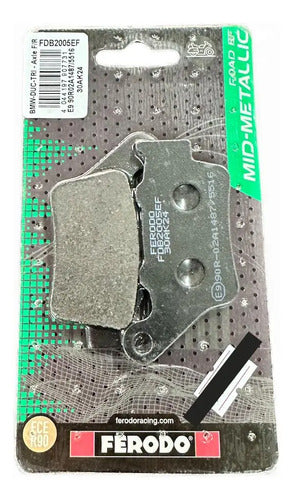 Pastillas Ferodo Para Pulsar Ns 200 Trasera