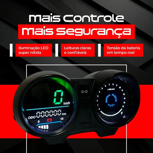 Tablero Digital RPM para Honda CG Titan 150 / Fan 150 (2004 a 2008) – foto 4