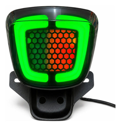 Farol Trasero Led Universal Con Efectos Y 8 Colores Cg – foto 5
