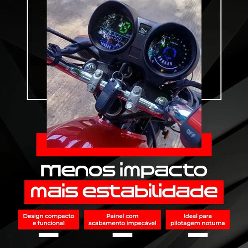 Tablero Digital RPM para Honda CG Titan 150 / Fan 150 (2004 a 2008) – foto 6