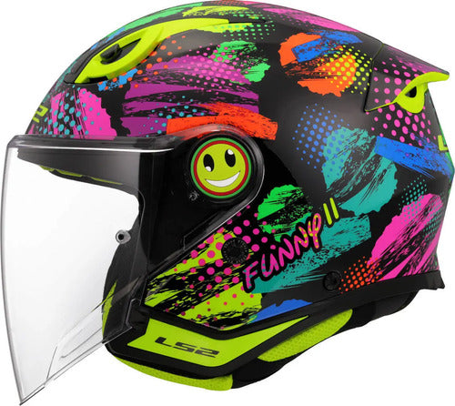 Casco Niño Ls2 Of622 Funny Ii Joy Black – foto 2