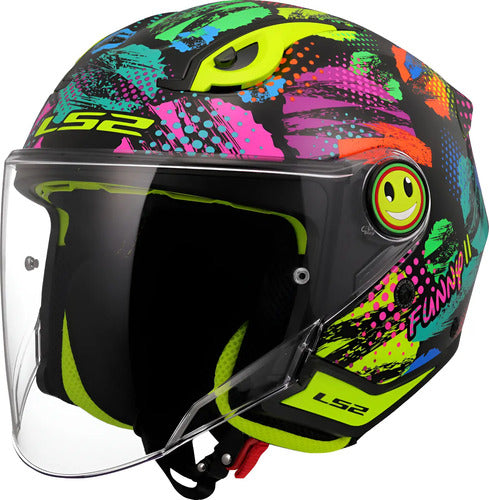 Casco Niño Ls2 Of622 Funny Ii Joy Black