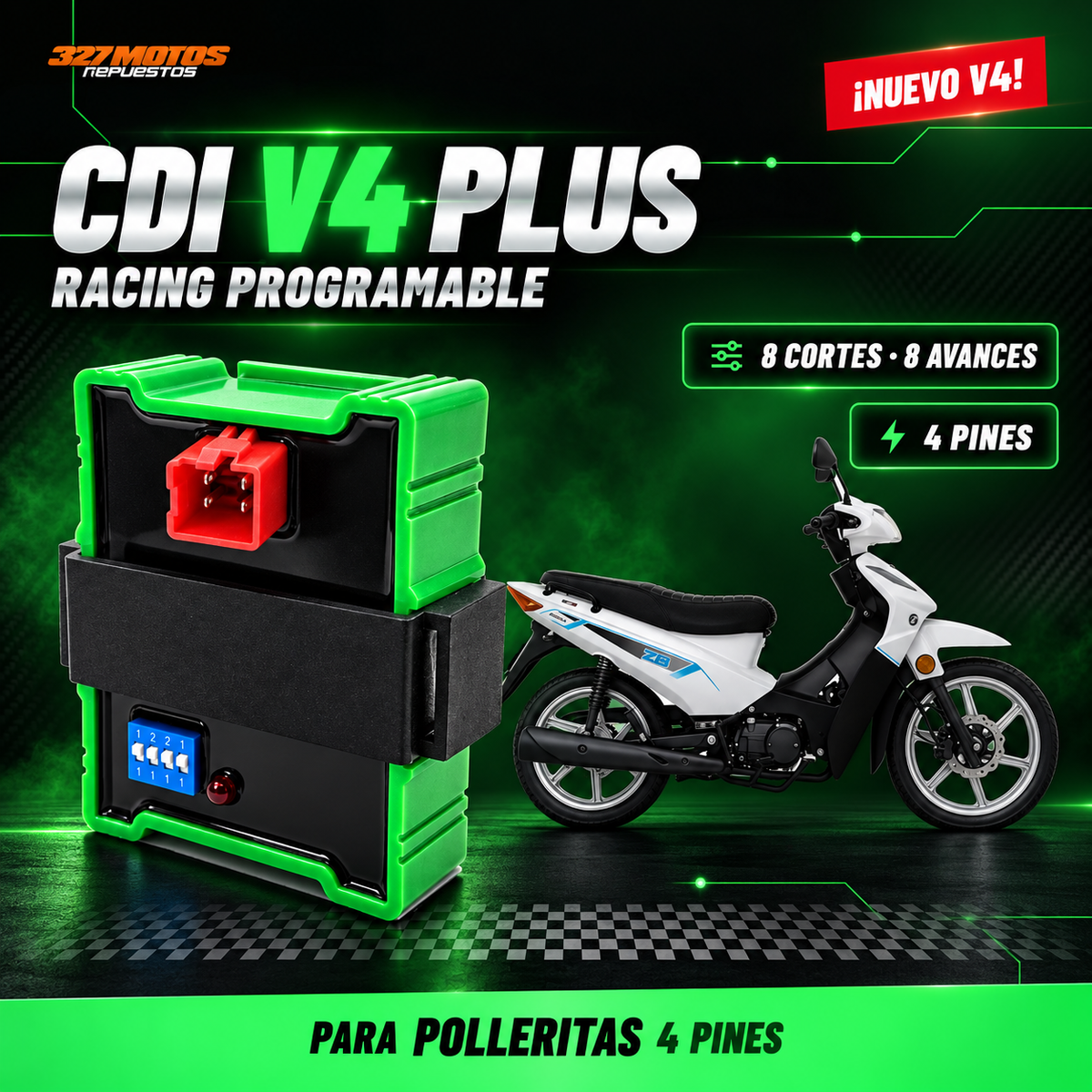CDI Zamosa V4 Plus Racing Programable