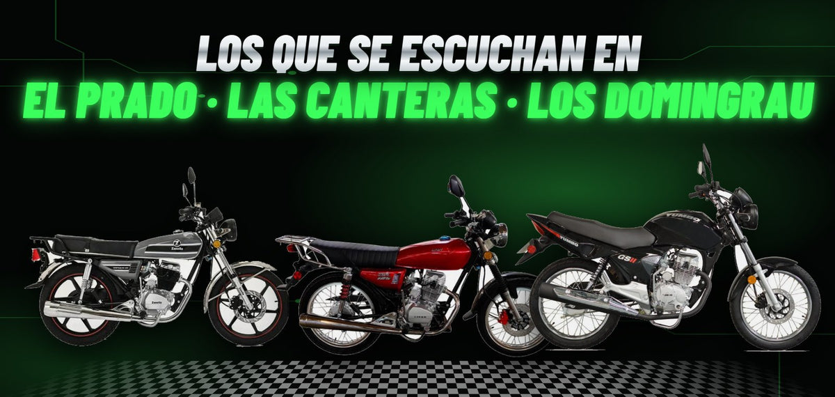 Motos con CDI Zamosa V4 Plus: los que se escuchan en el Prado, las canteras y los Domingrau