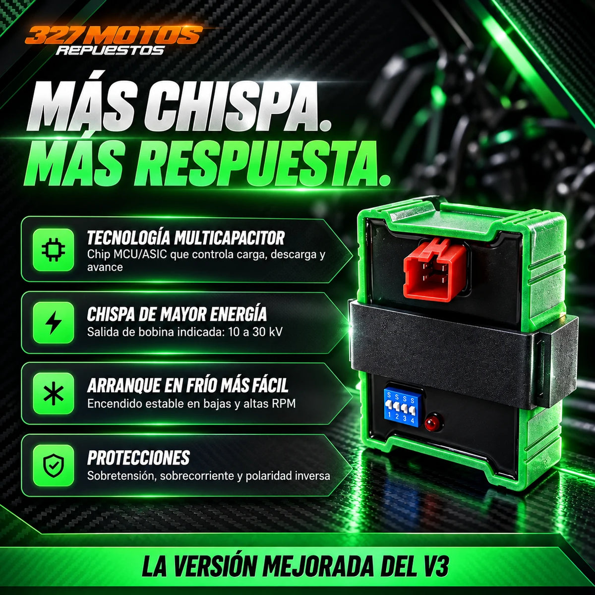 CDI Zamosa V4 Plus: más chispa, más respuesta
